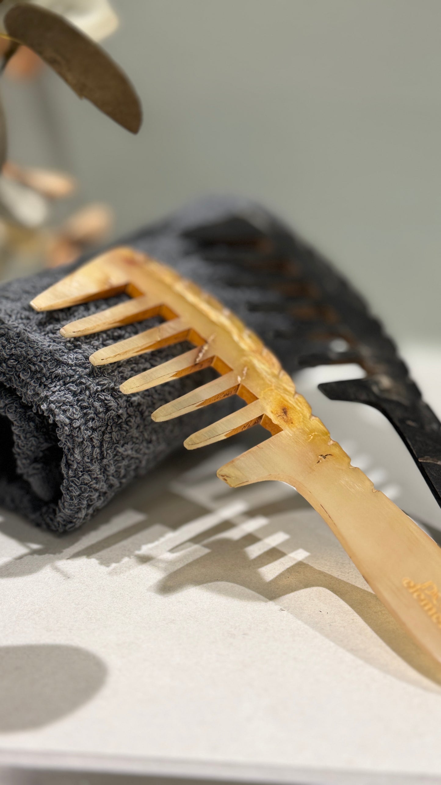 Hornkamm für starke Locken & Afrohaar